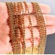 ball chain 2.4 mm thick. (select length) Steel/gold