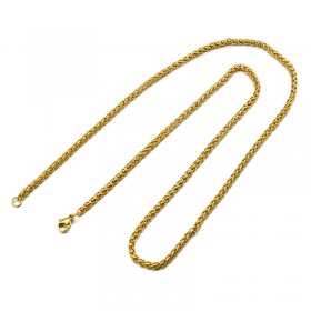 Rope kæde 3 mm bred, 60 cm lang