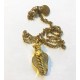 Lille guldfyldt copper slange vedhæng (kæde kan tilvælges)