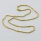 Twist chain med rør. 2 mm tyk. (rør 8,5 mm lange) 45 cm lang