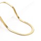 Herringbone, flad ekstra shiny kæde. 5mm tyk, 50 cm lang