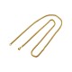 Buddha vedhæng (Kæde kan tilvælges.  60 cm lang wheat kæde) Guld/stål