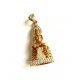 Medium size Buddha pendant. Goldfilled. Thai chains can be bought next to it