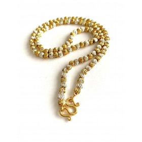 Gold filled thai chain with balls 5 mm balls. 50 cm