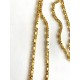 Gold filled thai chain firkantet. 3  mm. 60 cm long