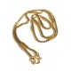 Thai chain. boxchain 3 mm thick, steel/gold. 64 cm long